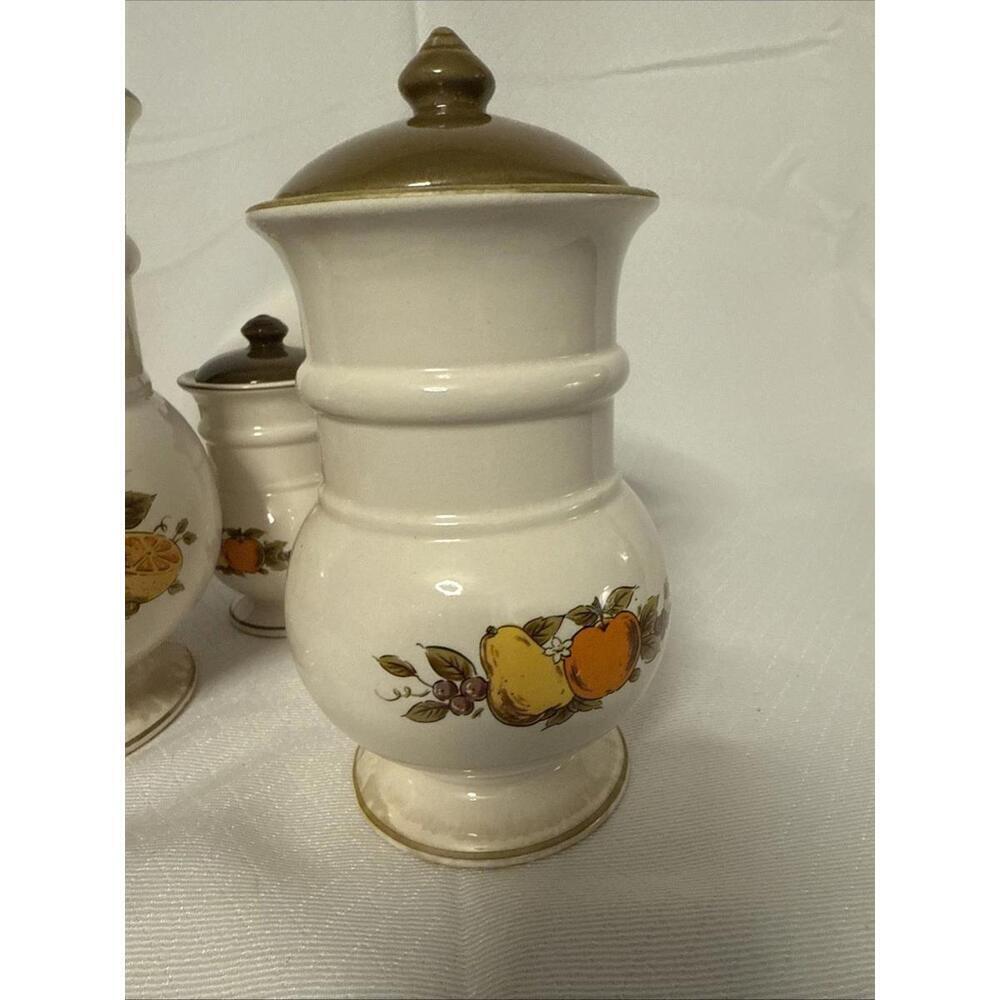 Vintage 1950’s Fruit festival canisters Webb Japan - Picture 14 of 15